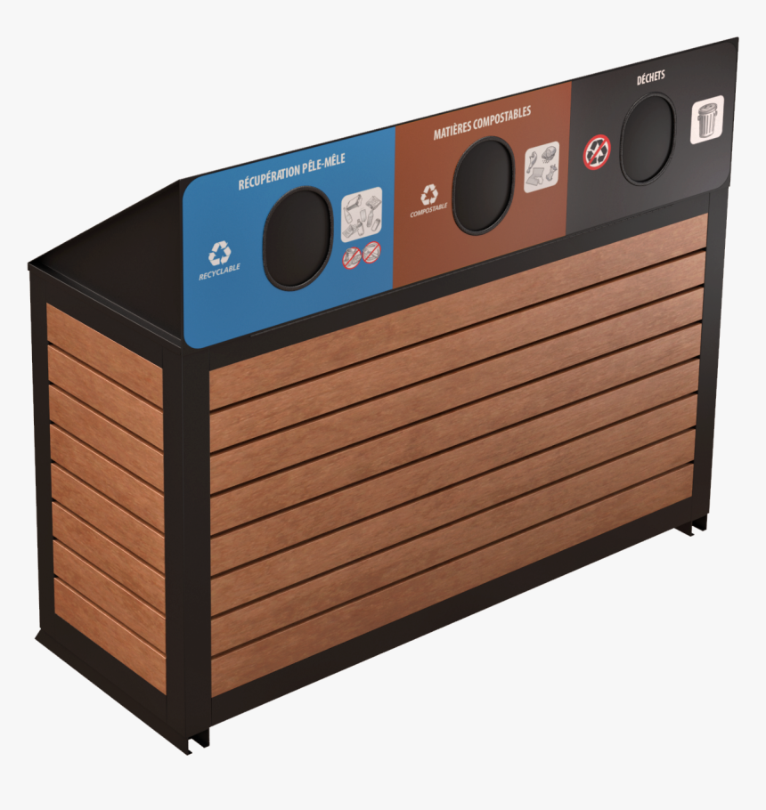 Charlevoix Waste Sorting Hub 3 Streams - Wood, HD Png Download
