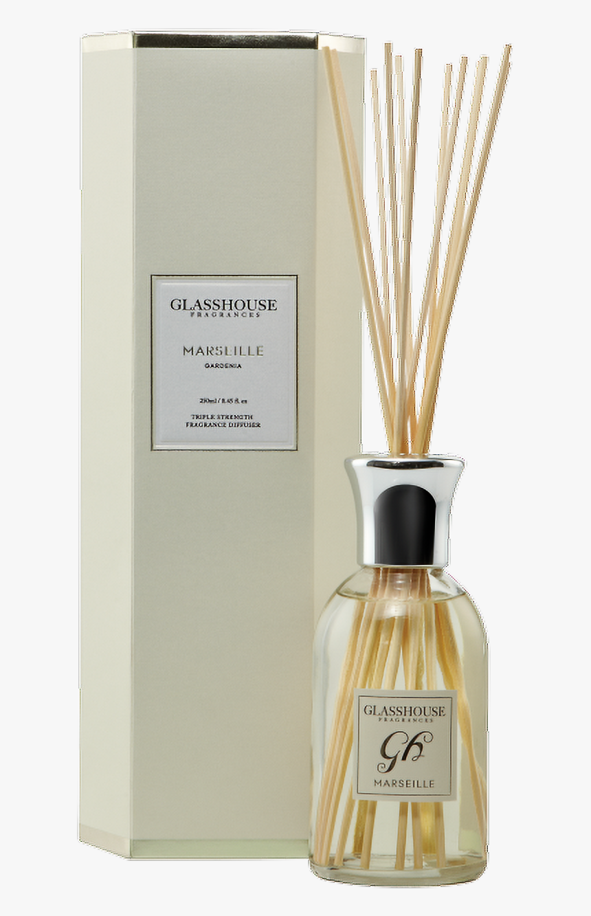 Marseille Gardenia 250ml Fragrance Diffuser By Glasshouse - Amalfi Coast Glasshouse Candle, HD Png Download