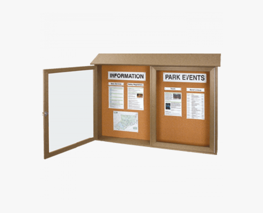 Double Door Message Board Bulletin Board, HD Png Download