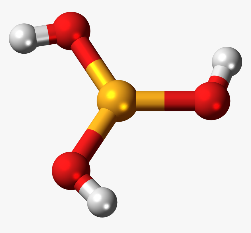 Gold Hydroxide Molecule Ball - Gold Molecule Png, Transparent Png