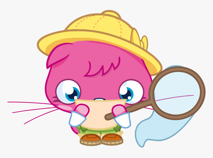 Explorer Poppet Reading Moshi Monster Clipart Png - Moshi Monsters Poppet Png, Transparent Png