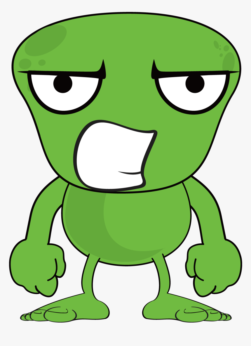 Clip Art Cartoon Clip Art Transprent - Expresiones Monstruos, HD Png Download