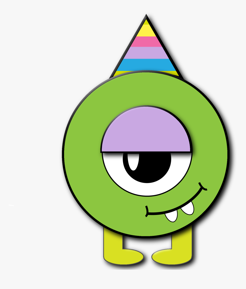 Monster Clipart Circle - Circle Monster Clipart, HD Png Download