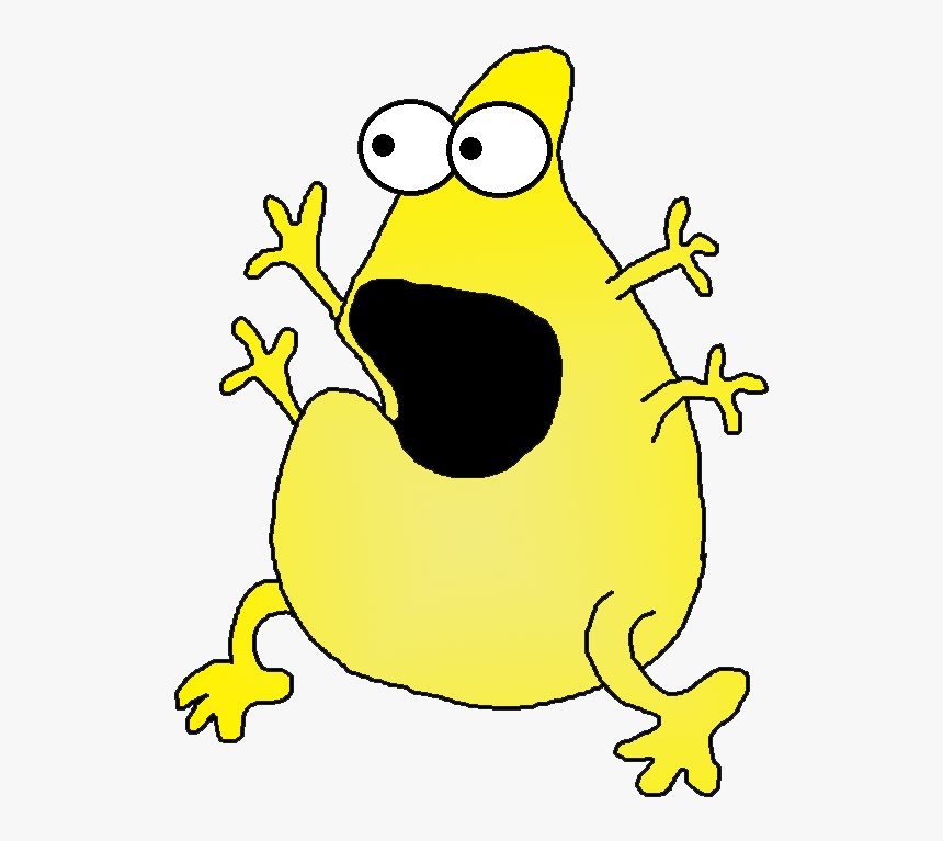 Monster Clipart Yellow - Cartoon, HD Png Download