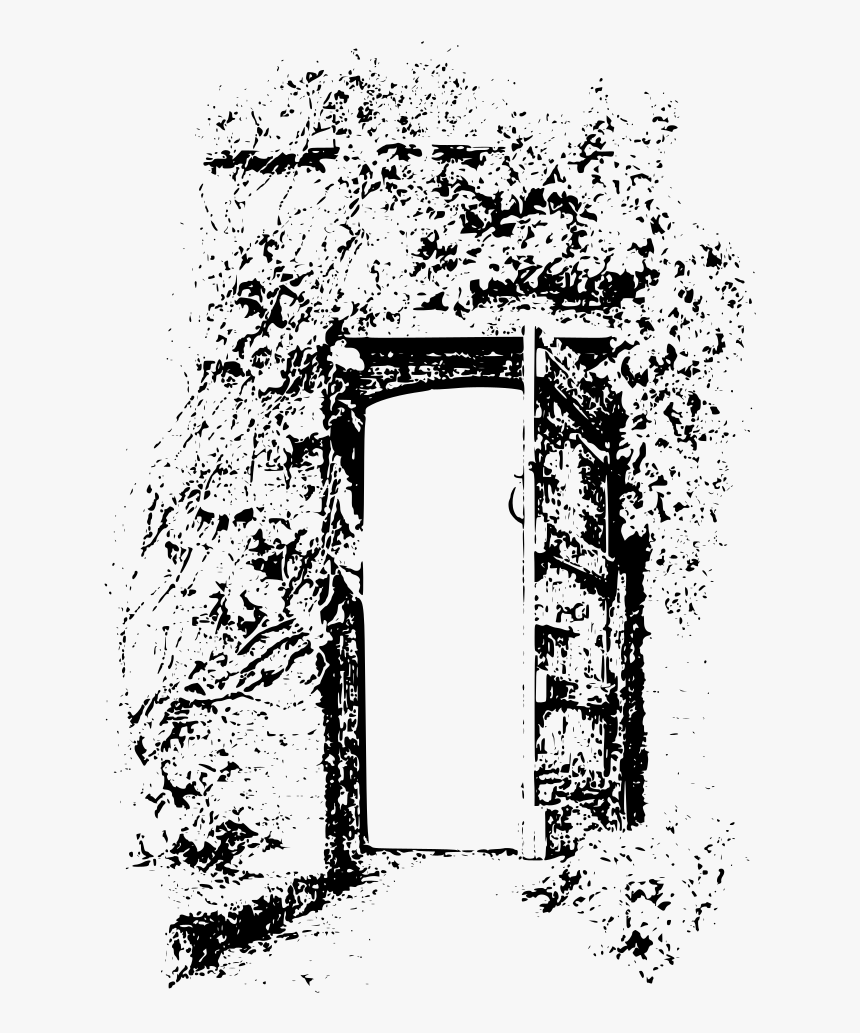 Ivy On Wall Drawing, HD Png Download