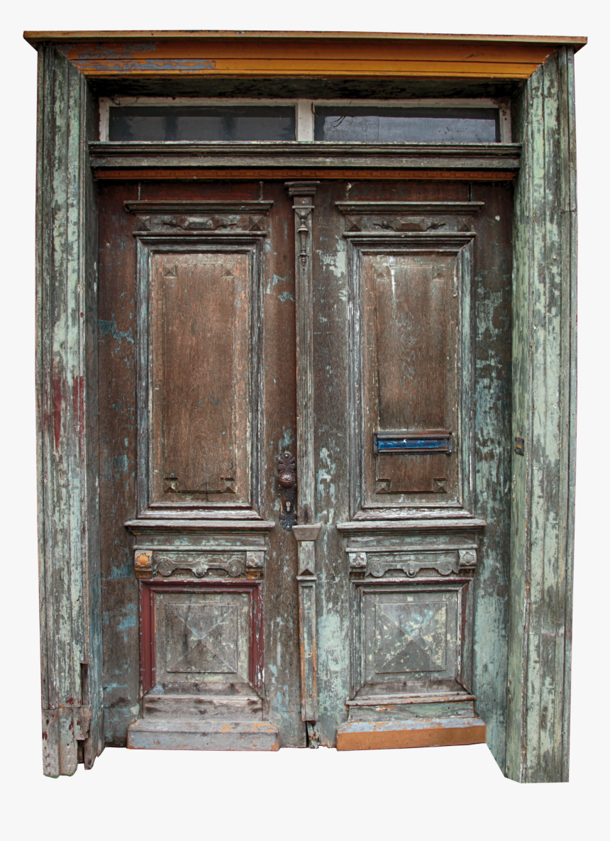 Door Oak Middle Ages Free Photo - Old Wooden Door Png, Transparent Png