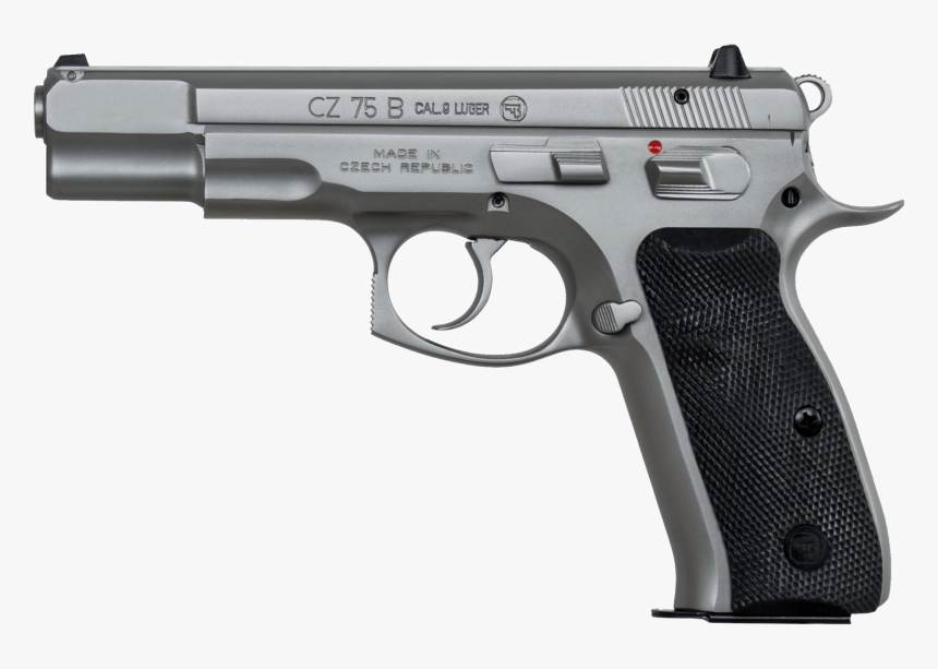 Cz 75b Stainless, HD Png Download