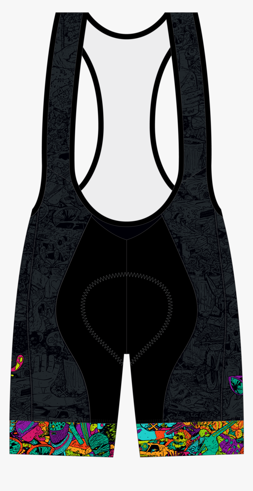 Monster Paradise Bib Shorts 
 Class Lazyload Lazyload - Active Tank, HD Png Download