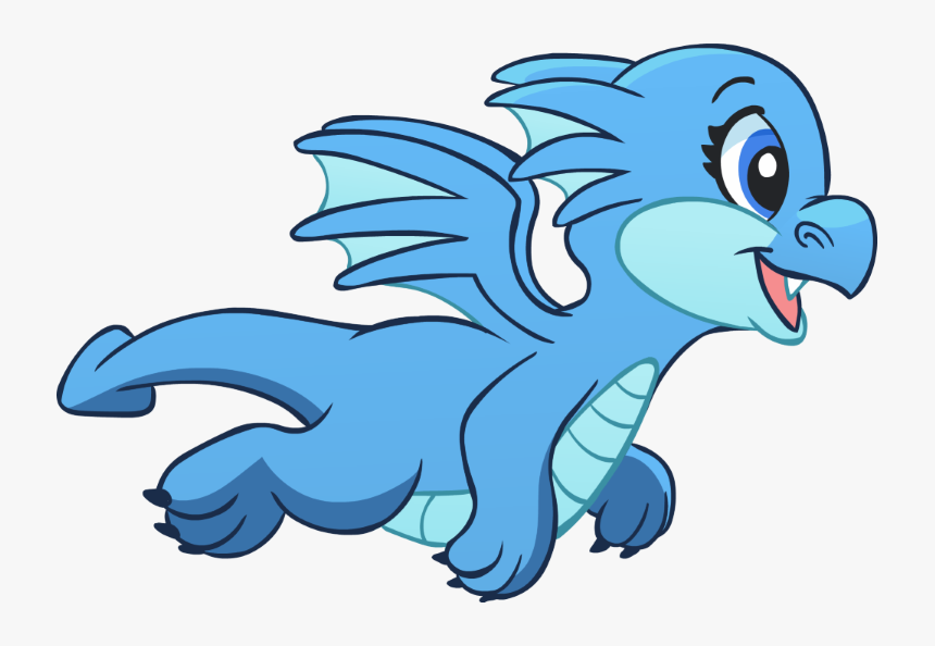 Picture Of Sapphire The Dragon Flying For The Blog, HD Png Download