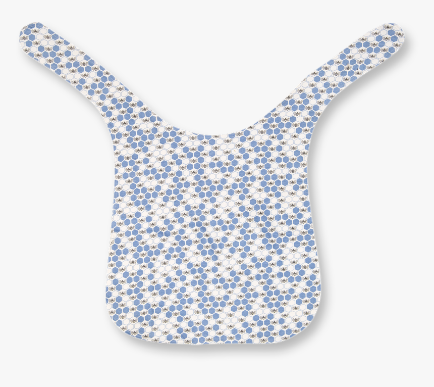 Cornflower Blue Oversized Bib - Pattern, HD Png Download