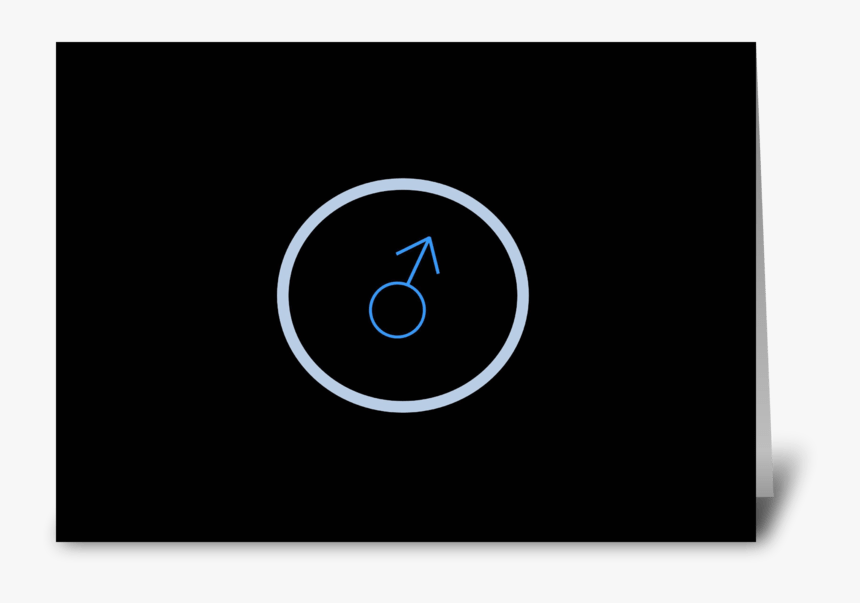 It S A Boy Greeting Card - Circle, HD Png Download