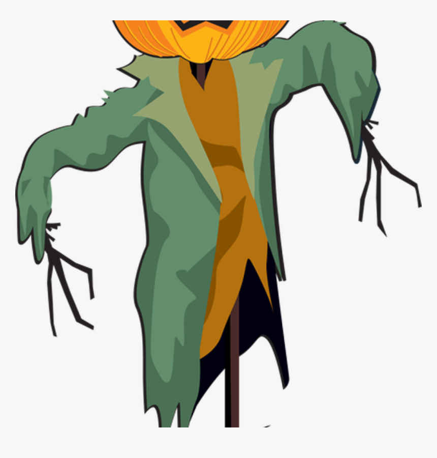 Free Scarecrow Clipart Pumpkin Head Scarecrow Clipart - Scarecrow Clipart Transparent Background, HD Png Download