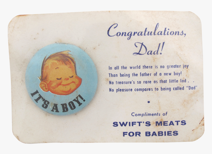 It S A Boy Innovative Button Museum - Label, HD Png Download