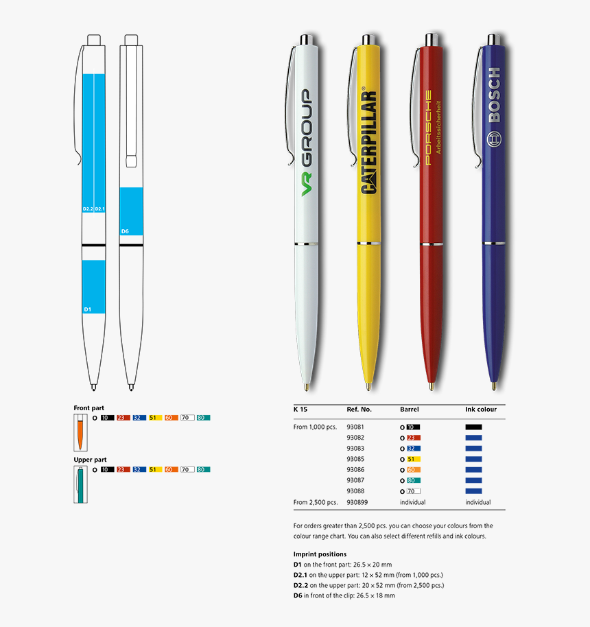 Vector Pens Ballpoint Pen - Schneider Pens K15, HD Png Download