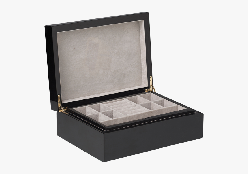 Clip Art Black Jewel Box Corso - Jewellery Empty Box Png, Transparent Png