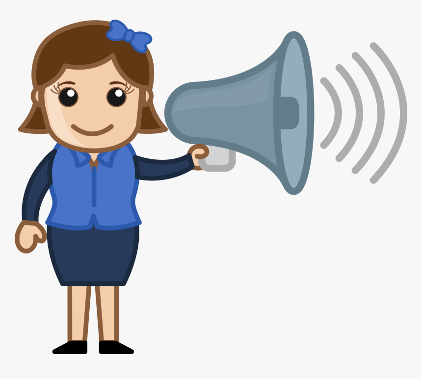 Ccs Girl Microphone - Speaker Cartoon, HD Png Download