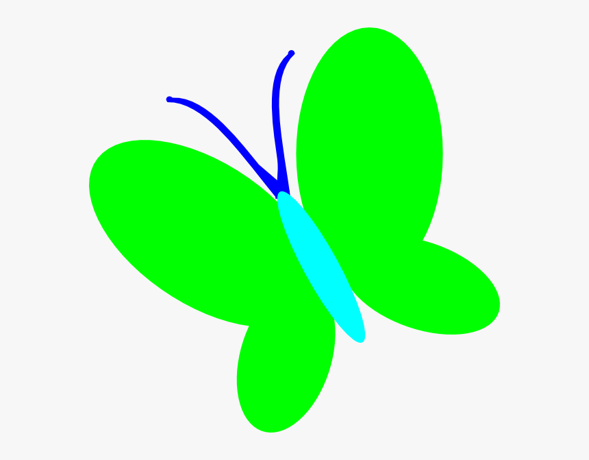 Green Butterfly Images Clipart, HD Png Download