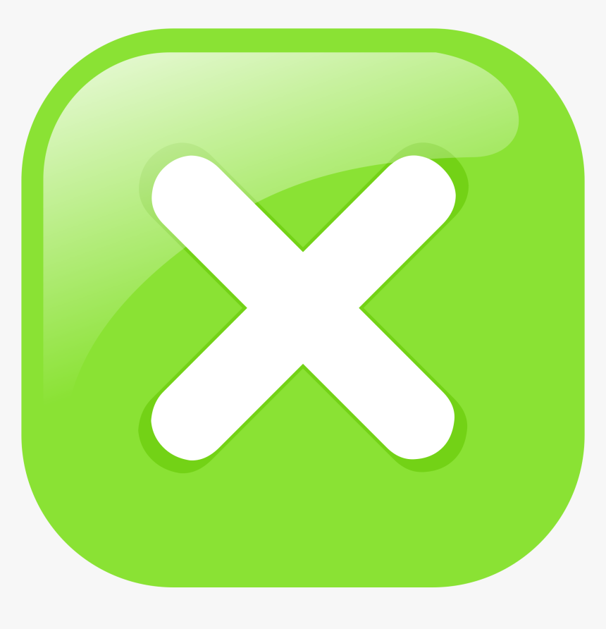 Green Square Submit Icon - Clip Art Varsel Rød Grønn, HD Png Download