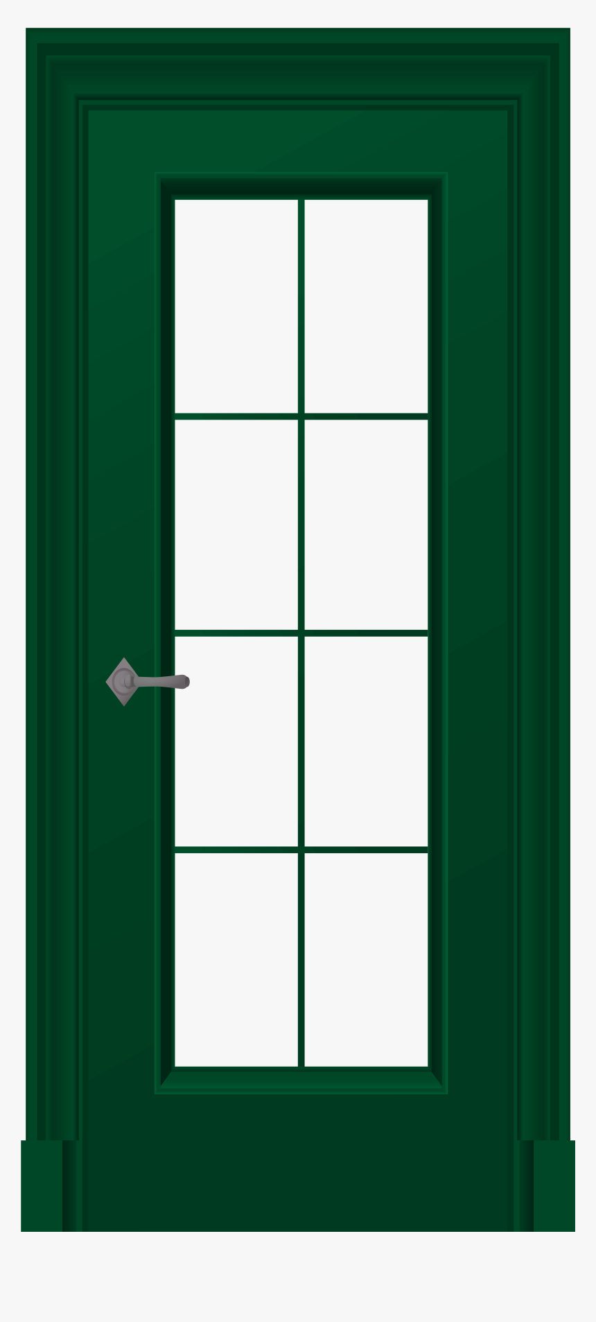 Green Door Png Clip Art - Green Door Png, Transparent Png