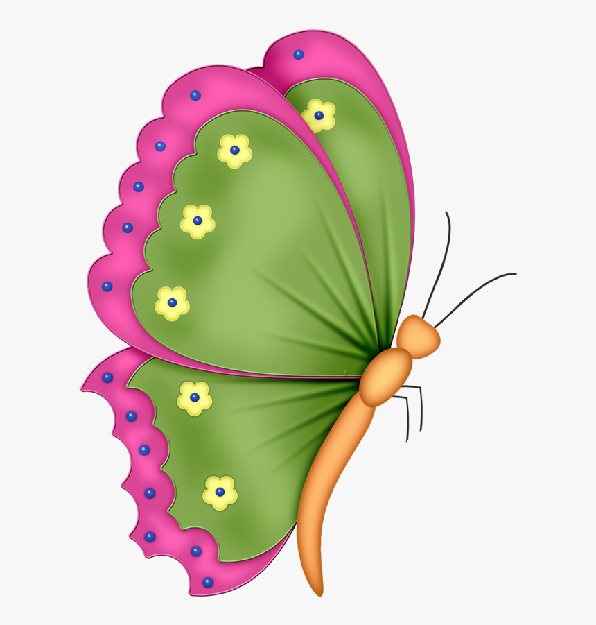 ‿✿⁀butterflies‿✿⁀ Butterfly Clip Art, Green Butterfly, - Hd Butterfly Logos Png, Transparent Png
