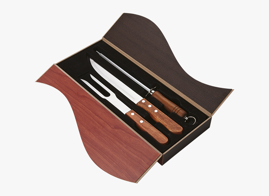 Barron 3 Piece Wood Handled Carving Set - 3 Piece Wood Handled Carving Set Code Bh0016, HD Png Download