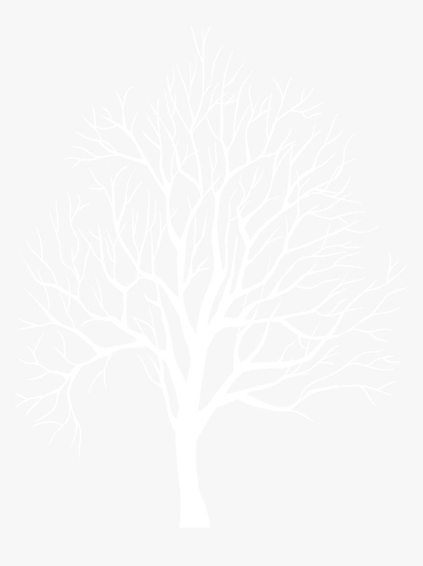 White Tree Silhouette Png , Png Download - White Tree Silhouette Transparent Background, Png Download