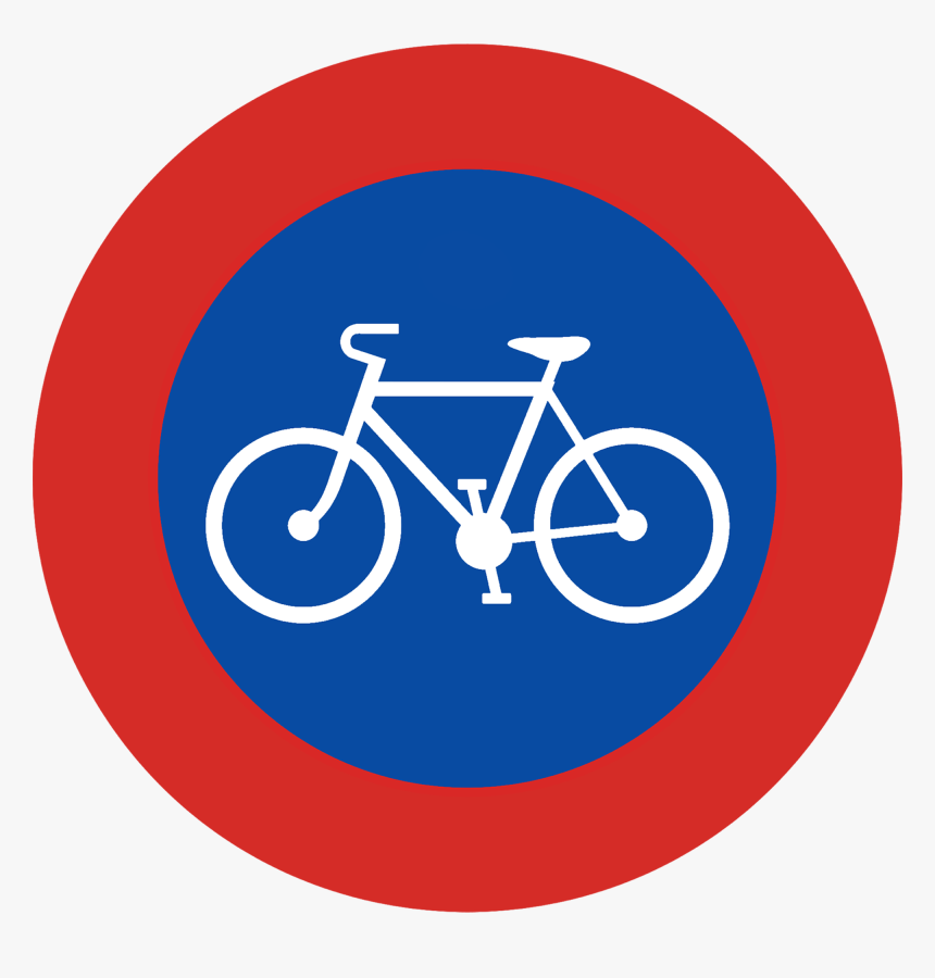 Transparent Señales De Transito Png - Panneau Piste Cyclable Obligatoire, Png Download