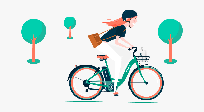 Hybrid Bicycle, HD Png Download