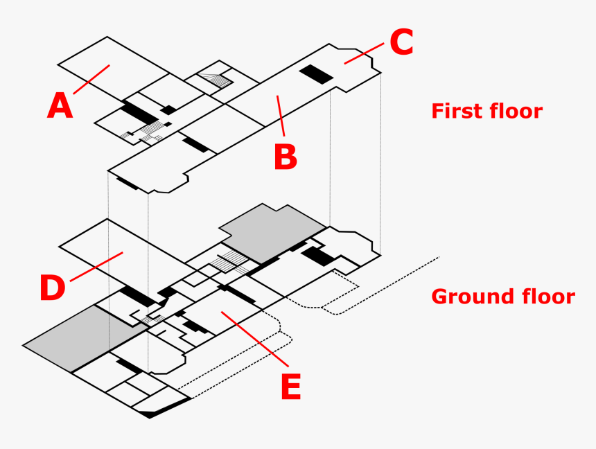 Chartwell House Floorplan - Chartwell House Floor Plan, HD Png Download