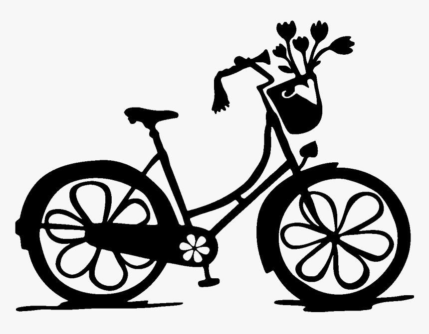 Wall Decal Floral Bike - Kildemoes Hyper S1 Herre, HD Png Download