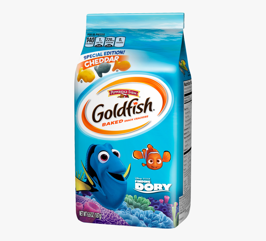 Blue Goldfish Snacks, HD Png Download