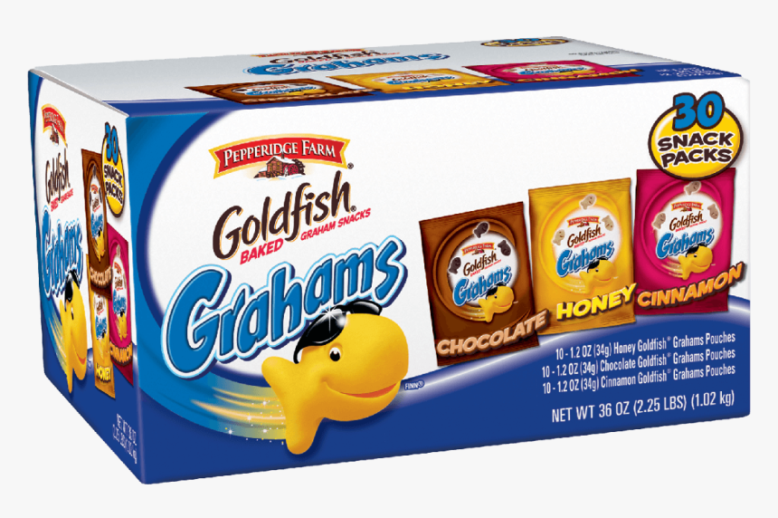 Goldfish Grahams Graham Snacks, Baked, Cinnamon - Goldfish Crackers, HD Png Download