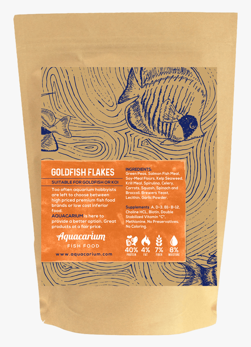 Transparent Goldfish Cracker Png - Omega One Cichlid Flakes, Png Download