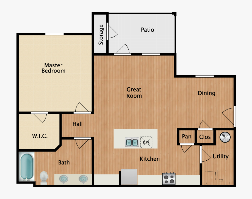 Image Of Stonebridge At Ironton - Floor Plan, HD Png Download