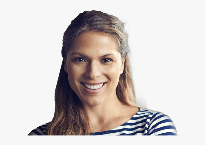 Happy Woman With Flawless Smile - Girl, HD Png Download