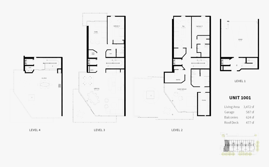 Luxury Condo Floor Plans - Floor Plan, HD Png Download