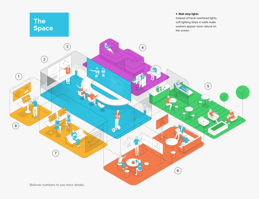 Cisco The-space - Floor Plan, HD Png Download
