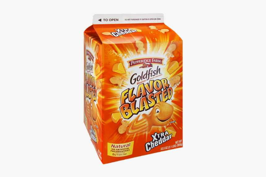 Goldfish Crackers Flavor Blasted - Flavor Blasted Xtra Cheddar Goldfish, HD Png Download