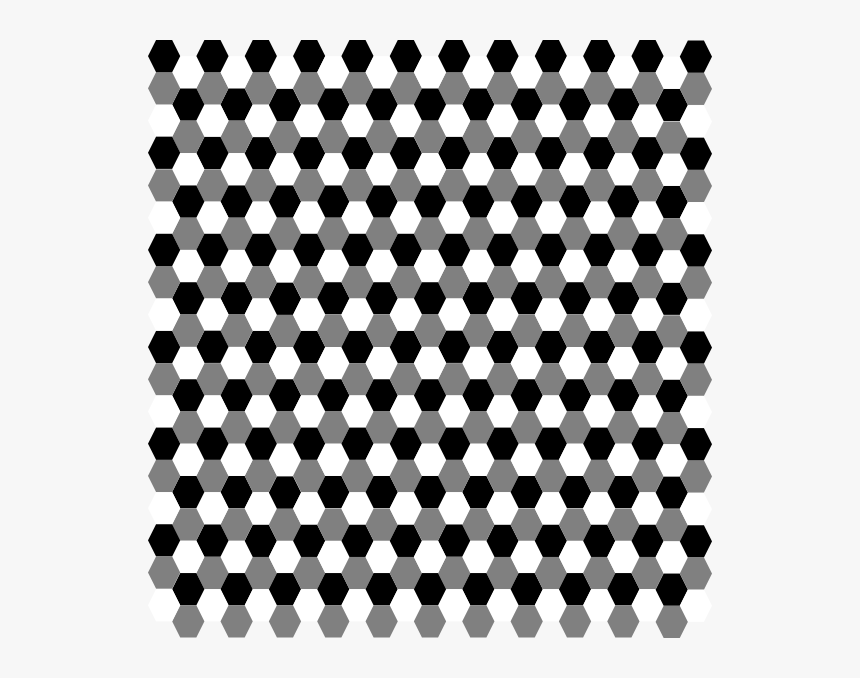 Gray Hexagon Svg Clip Arts - Black White And Grey Patterns, HD Png Download
