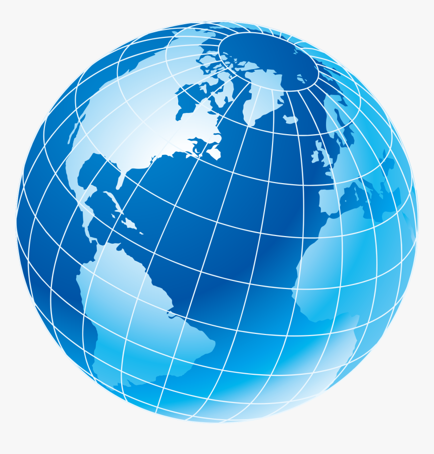 Globe Blue Vector Png, Transparent Png , Transparent Png Image - PNGitem