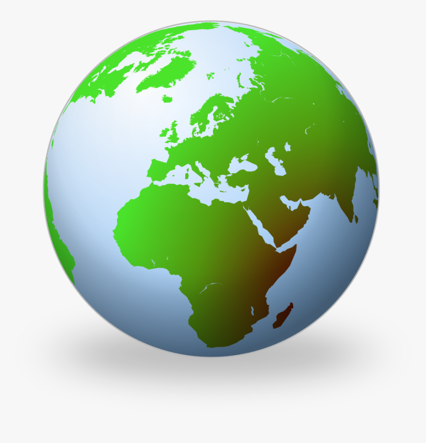 Svg Library File Terrestrial Globe Wikipedia - Globe Creative Commons, HD Png Download