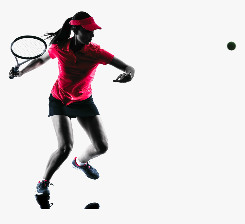 Silhouette Stock Photography Tennis Royalty-free - Silhouette Tennis Transparent Background, HD Png Download