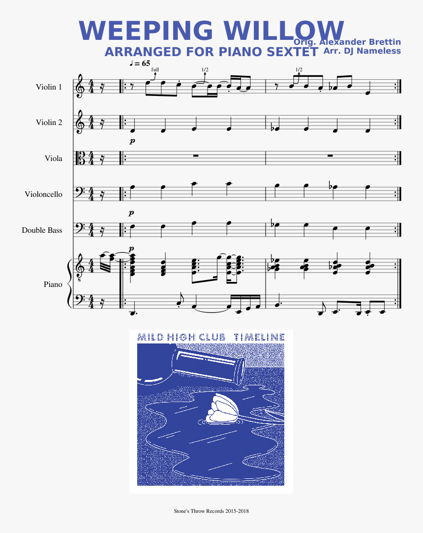 Mild High Club Sheet Music, HD Png Download