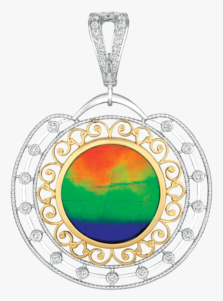 Shanghai 18k Gold Diamond Aa Grade Drop Filigree Pendant - Locket, HD Png Download