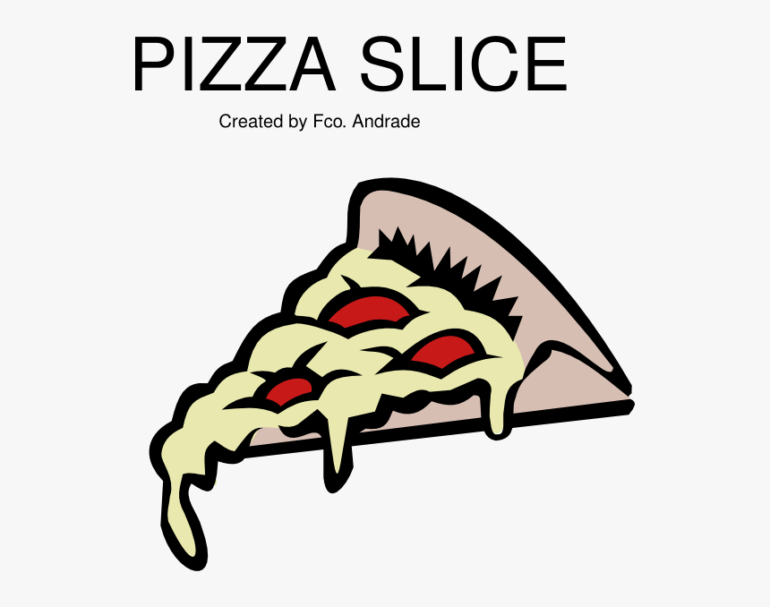 Free Vector Pepperoni Pizza Slice Clip Art - Pizza Cartoon Transparent Background, HD Png Download