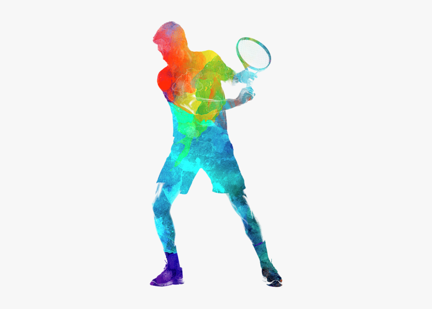 Tennis Player Art, HD Png Download