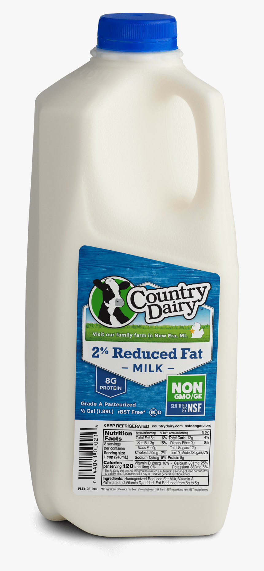 Milk Half Gallon Png, Transparent Png