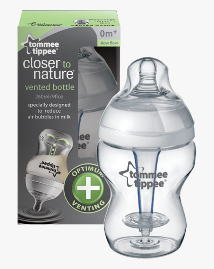 Feeding Bottle Tommee Tippee Anti Colic Vented Hd Png Download