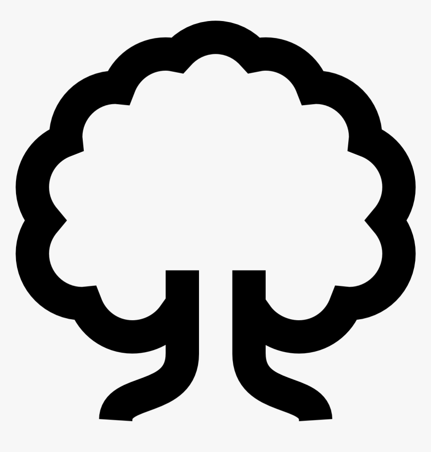 Deciduous Tree Icon - Transparent Tree Icon Png, Png Download