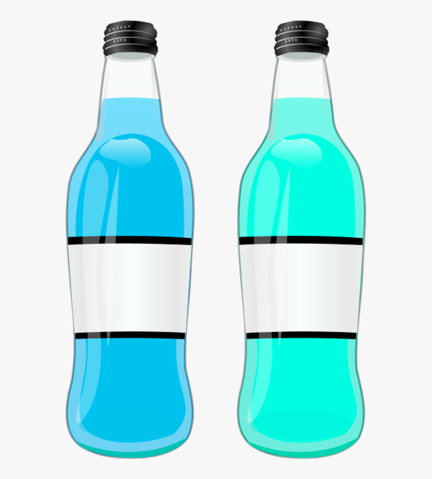 Transparent Water Bottle Clip Art - Two Bottle Of Water Clip Art, HD Png Download